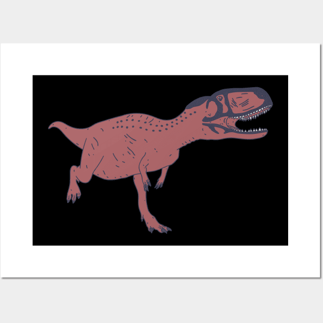 Abelisaurus - Extinct Prehistoric - Theropod Dinosaur Wall Art by DeWinnes